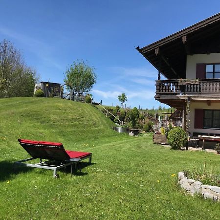 Ferienwohnung Draexl Garten Und Bergblick Nußdorf am Inn Esterno foto