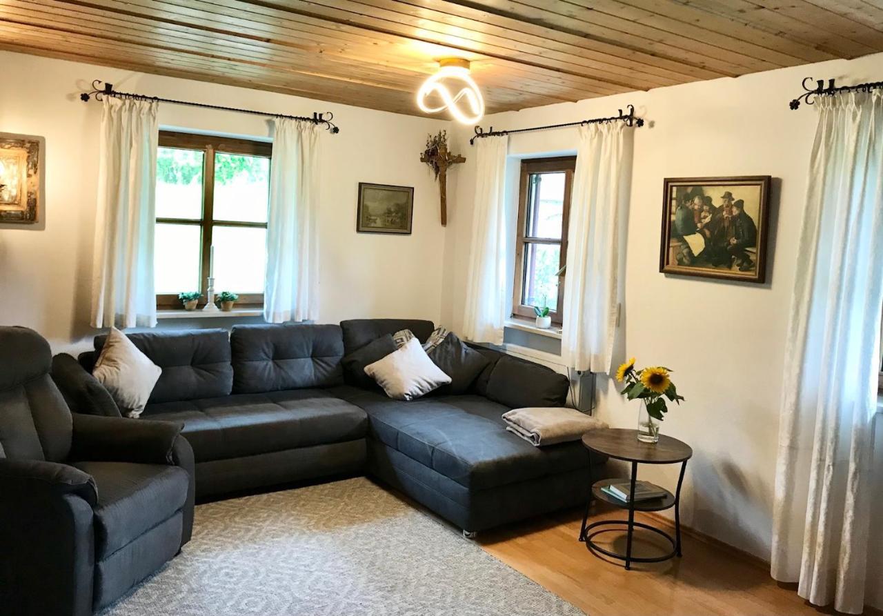Ferienwohnung Draexl Garten Und Bergblick Nußdorf am Inn Esterno foto