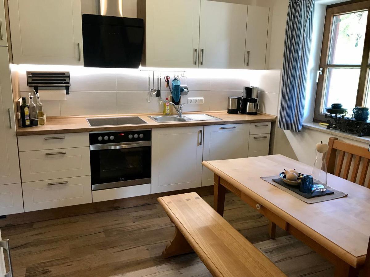 Ferienwohnung Draexl Garten Und Bergblick Nußdorf am Inn Esterno foto